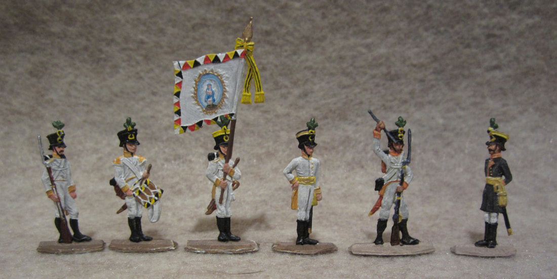 Zinnbrigade Zinnfiguren Infanterie Parade 